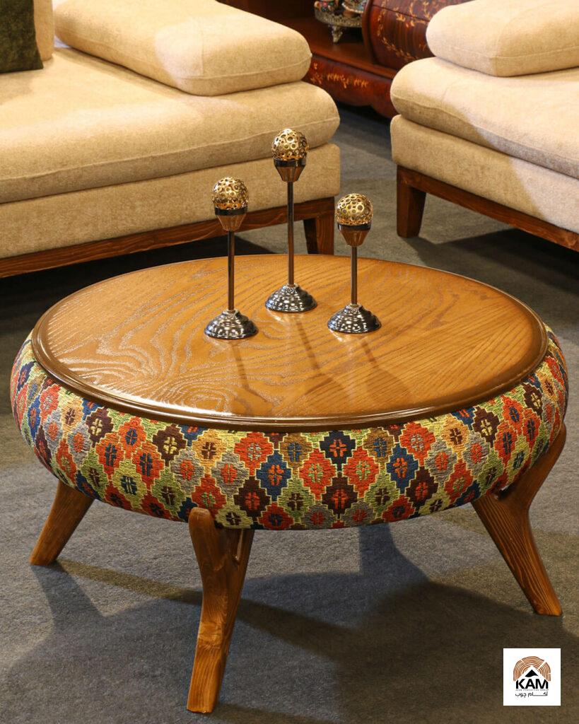 میز جلو مبلی آکام چوب - خاص و زیبا